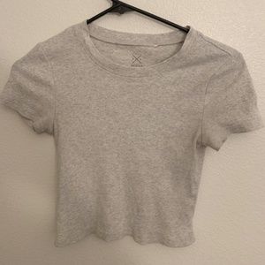 PacSun Grey Crop Top